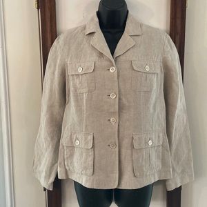 Lands End 0 Linen Jacket 6 